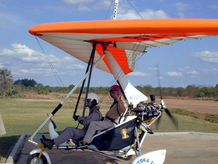 prepairing for take off victoria falls